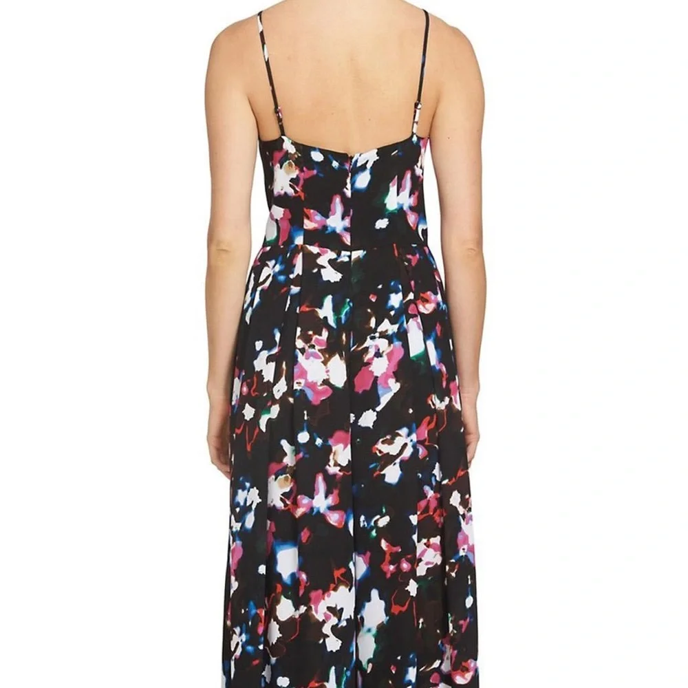 1. State Jumpsuit Romper Floral Culotte Black Colorful - Picture 10 of 13